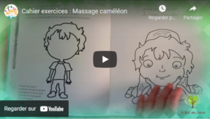 Vidéo Cahier d'exercices Massage caméléon