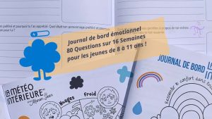 Vignette Journal de bord émotionnel inspiré de La météo intérieureMC m